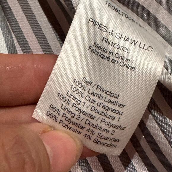 VERONICA BEARD bubblegum pink retro  Louisa Leather Jacket size 4 / small - Picture 4 of 15